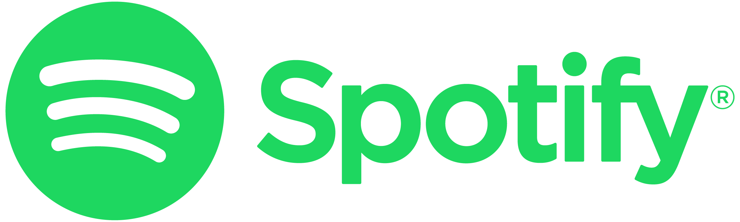 a green spotify logo with a black background